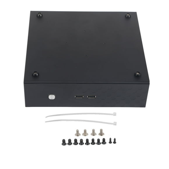 Mini Computer Case,Desktop Computer Case Good Desktop Computer Case Mini ITX Case Compact and Lightweight