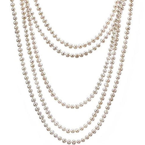 Fresh Water Pearl, 100 inch Long and 
