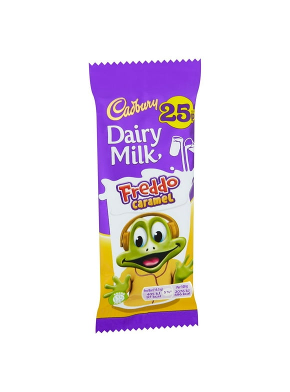 Cadbury Dairy Milk Freddo Caramel Chocolate Bar 19.5g (pack of 60)