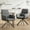 A:Chenille-Dark Grey, variant on Furniliving Upholstered Dining Chairs Set of 2, 360°Swivel Dining Room Chairs with Thick Cushion & Metal Legs, Kitchen Chair for Living Room Dining Room, Dark Grey