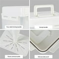 thumbnail image 5 of AOOOWER Plastic Pickle Jar Kimchi Press Fermentation Box Kitchen Food Storage Organizers, 5 of 17