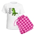 thumbnail image 5 of CafePress - If You're Happy And You Kno Women's Light Pajamas - Women's Short Sleeve Print T-Shirt and Pants Light Cotton Pajama Set, 5 of 7