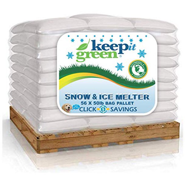 KEEP IT GREEN Pet Safe Ice Melt 2800 LBS Pallet (56 x 50 Pound Bags