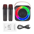 thumbnail image 3 of voice box,Led Color Handheld 2 Led Color Birthday Party Party Ktv Set With 2 Handheld Mic Birthday Ktv Set And Set With Color Handheld Mic With 2 Led Hxber Huiop Royhh, 3 of 7