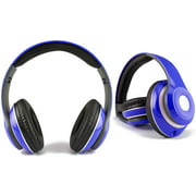 Votec Compatible 3.5mm Stereo Hands-free Headphones Headset w/Detachable Mic Volume Control for Most Devices (iPhone 4/5/6, Motorola, Google, LG, ZTE, HTC, Huawei Plus more!) (Blue)