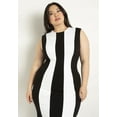 thumbnail image 4 of ELOQUII Women's Plus Size Striped Knit Maxi Dress, 4 of 4