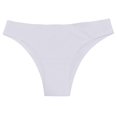thumbnail image 2 of Ropa interior sin costuras de la ropa interior de las señoras de las bragas de la correa del estiramiento del estándar de las mujeres Blanco m Soledad Ropa interior de tanga para mujer, 2 of 10