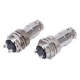 thumbnail image 3 of Conector de enchufe de aviación, carcasa de aleación de Zinc, conectores chapados en plata y cobre, 2 uds., 3 of 8