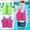 Hot Pink, variant on Eliaeconx Ki-ds Life Jacket Swimsuit with Buoyancy Aid, Adjustable Flotation Vest for Chil-dren, Lightweight & Comfortable for Swimming (Hot Pink)