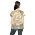 thumbnail image 3 of Women Poly T-Shirt with Floral Print, 3 of 5