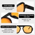 thumbnail image 6 of 2PCS Sunglasses for Womens, Vintage Style Square Eyewear UV400 Protection Driving Sunglasses for Outdoor, 6 of 7