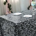 thumbnail image 5 of BalsaCircle 90" x 156" Big Payette Sequin Tablecloth Black, 5 of 8