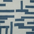 thumbnail image 2 of LR Home Blue/Ivory Contemporary Geometric Hand-Woven Throw Pillow Cover, 2 of 8