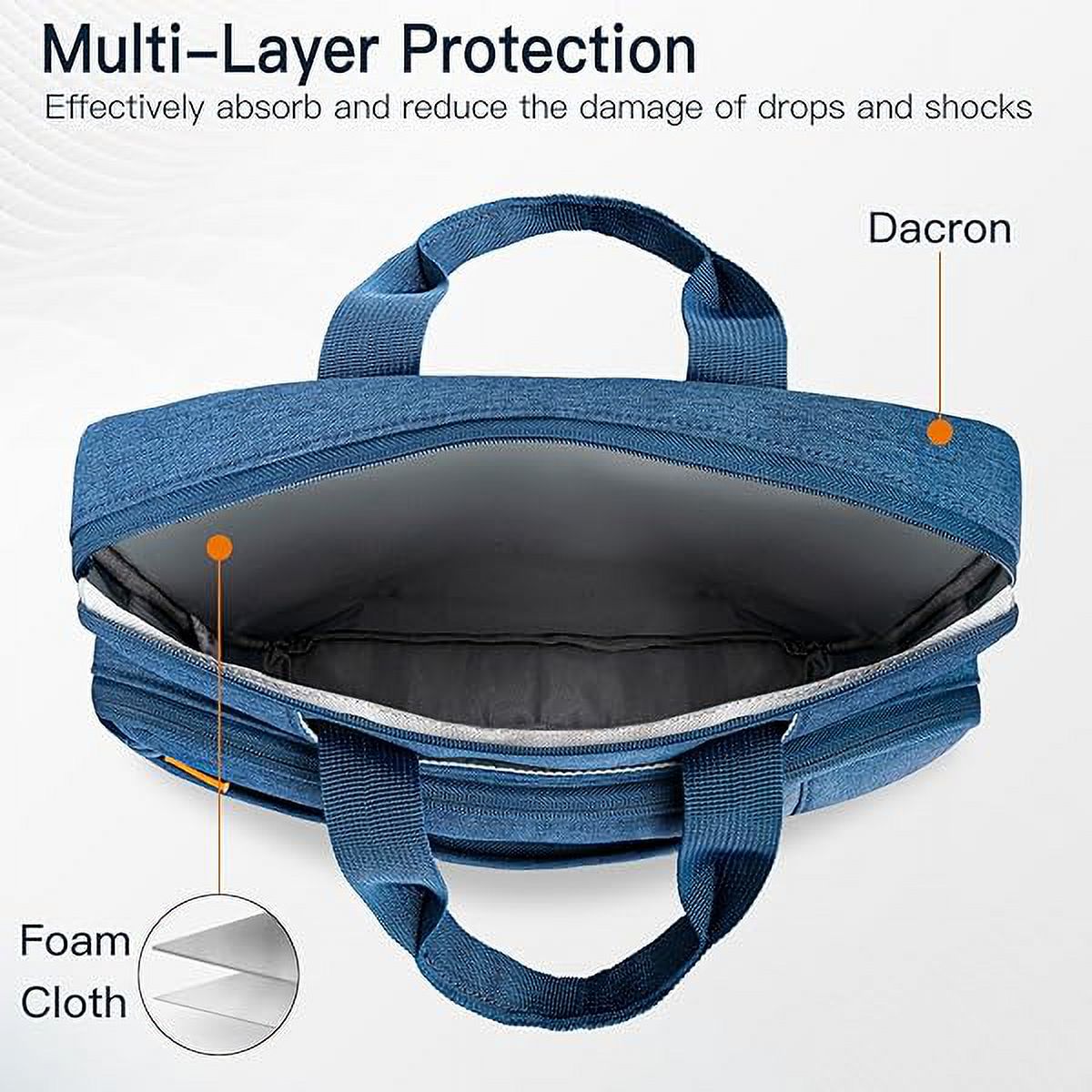MicaYoung 13 Inch Laptop Sleeve – Waterproof, Padded Case For MacBook, Chromebook, Surface