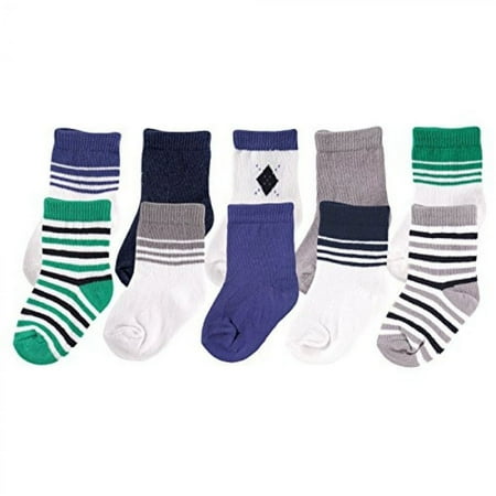 UPC: 0660168071757 | Luvable Friends Baby Boy Socks Giftset Boy 0-9 Months