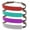 Purple, variant on Showman Glitter Overlay Leather Wither Strap (Teal)