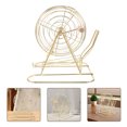 thumbnail image 4 of Bingo Game Balls Cage Tabletop Bingo Game Balls Holder Funny Bingo Game Wire Cage Practical Game Ball Holder Small Cage for Bingo Ball Portable Bingo Balls Cage, 4 of 5