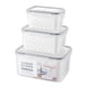 thumbnail image 2 of Produce Saver Container Contenedores Almacenamiento Frutas 3 Piezas Con Tapas para Refrigerador, 2 of 9