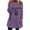 Purple, variant on Ke1Clo Winter Sweaters for Women Casual Fashion Snowflake Graphic Crew Neck Long Sleeve Pullover Oversized Loose Comfy Basic Knit Tops Army Green XXXL