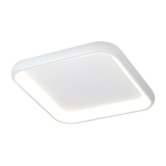 Justice Design Group Acr-4072-Opal Acryluxe 25" Wide Led Flush Mount Square Ceiling