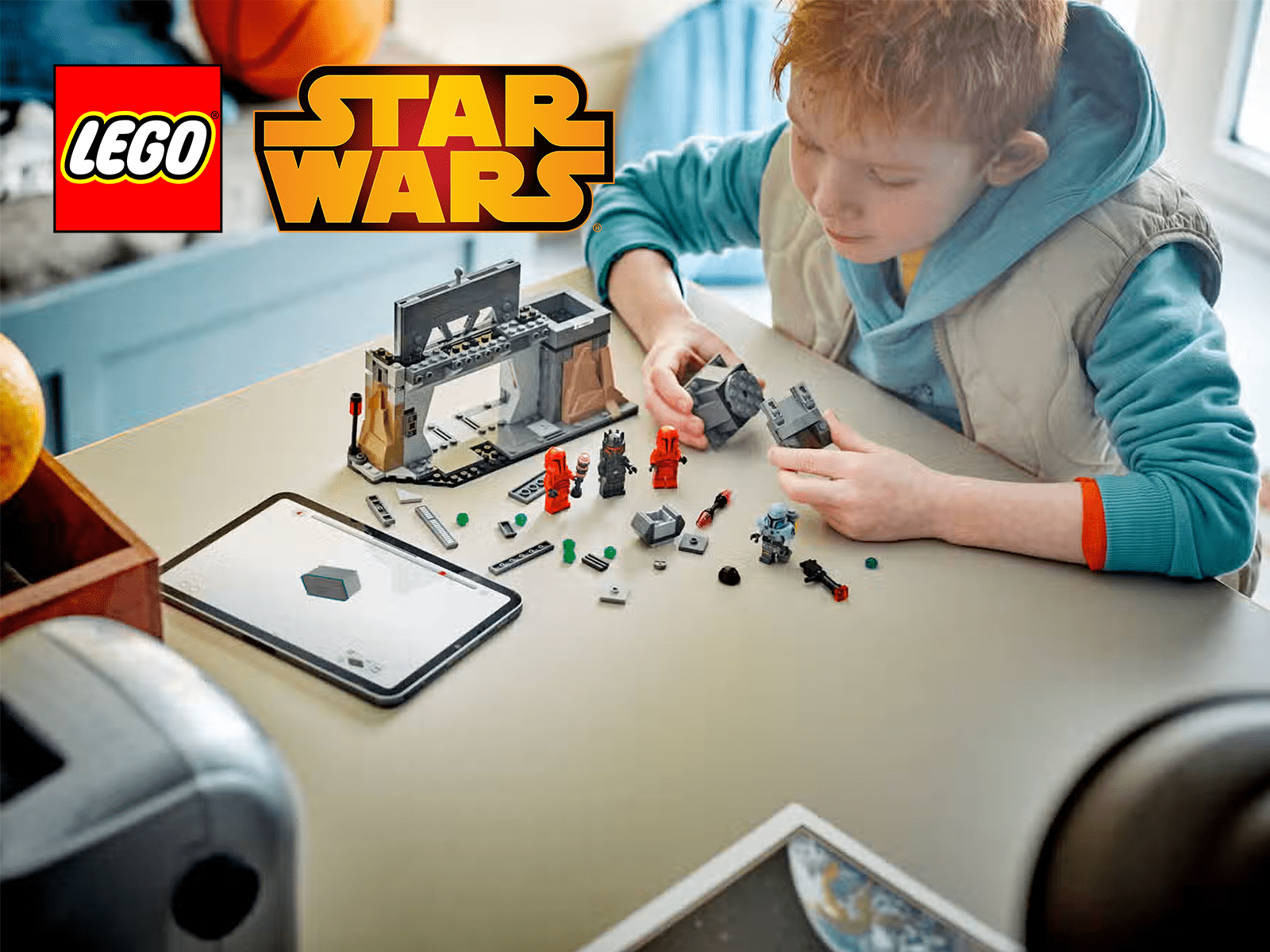 LEGO Star Wars 75386 Paz Vizsla and Moff Gideon Battle – Mandalorian Showdown Building Set with 289 Pieces