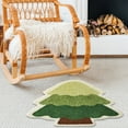 thumbnail image 4 of kkbbma Christmas Tree Area Rugs - Christmas Decoration Carpet Christmas Tree Carpet Non-slip Foot Mat Bathroom Watertight Mat, 4 of 6