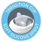 Chicco 7oz. Silicone Spout Transition Sippy Cup, 4m+ Blush, New
