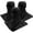 Black, variant on 3 Piece Balaclava Face Cover Sun Protection Neck Cover