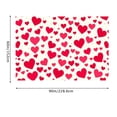 thumbnail image 3 of PRATYUS Home Wall Tapestry Art Hearts Crosses Silk Screen Print 90*60in, 3 of 5