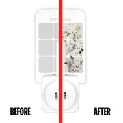 Dynatrap Indoor Insect Trap, White, 1 Trap, 3 Refills