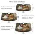 thumbnail image 5 of WOBOGO Chicken Orange Cat Pattern Car Windshield Sunshades Autopilot Lightweight Accordion Sun Visor 57×31.5in, 5 of 8