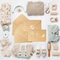 thumbnail image 3 of xianyou-Baby Shower Thank You Cards with Envelopes, 12 Pack Kraft Thank You Cards Bulk with Stickers, 4X6 Inch Thank You Notes for Baby Shower Thank You Gifts, 3 of 4