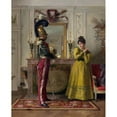 thumbnail image 3 of Jules Worms 12x14 Black Modern Framed Museum Art Print Titled - Departure for the Review (C. 1876), 3 of 5