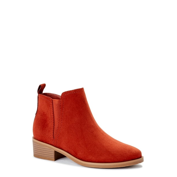Time and Tru - Time and Tru Women's Gore Ankle Bootie (Wide Width Available) - Walmart.com