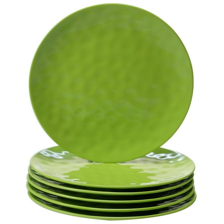 

Green Melamine Set/6 Dinner Plate 11