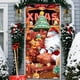 thumbnail image 5 of Cortina de poliéster, decoraciones navideñas, cubierta de puerta navideña, pancartas, Papá Noel, decoración exterior, tela colgante, cubiertas de puerta navideñas, decoraciones de Halloween, decoració, 5 of 6