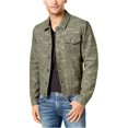 thumbnail image 2 of Chaqueta de chándal jaspeada Calvin Klein para Hombre Verde Mediana, 2 of 2