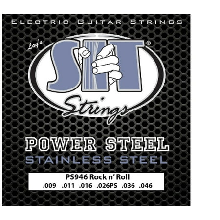 SIT PS946 Power Steel Stainless Electric Guitar Strings - Rock 'n' Roll