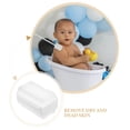thumbnail image 3 of Raindrops Newborn Sponge Bathing Baby Bath Sponge Brush White 1 Set, 3 of 8