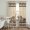 Beige, Sage Green, Burgundy, Tan, variant on Barn Star Wooden Sheer Curtains 84 Inch Length 2 Panels Set, Grey Farmhouse Berry Botanical Voile Window Treatment Rod Pocket Curtains Sheers Drapes for Bedroom/Living Room/Kitchen 52"x84"x2