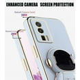 thumbnail image 4 of Compatible with Redmi K60 Case Silicone TPU Plating, Xiaomi Redmi K60 Phone Case Cute Astronaut Pattern Cover with Stand for Women Girls (Blue), 4 of 14