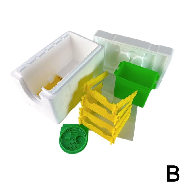 Wbxfbo Multi-Function Bee Hive Pollination Boxes Mini Beekeeping Harvest Beekeeper Box Beehive W5K3 Bee Supplies Hive Mating