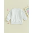 thumbnail image 4 of Bagilaanoe Toddler Baby Girl Casual Sweatshirt Long Sleeve Letter Print Pullover 6M 12M 18M 24M 3T 4T Kids Fall Loose Tee Tops, 4 of 9