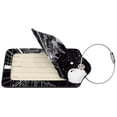 thumbnail image 2 of Cauagu Futuristic Moonlit Cityscape Pattern Luggage Tags,Leather Luggage Tags Personalized Luggage Tag Travel Tags Privacy Cover ID Label for Travel Bag Suitcase-4 PCS, 2 of 5