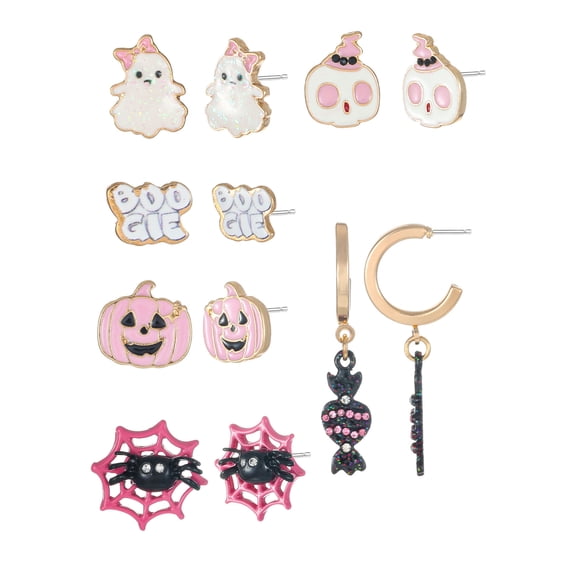Way to Celebrate Hallween Ghoulishly Cute Earring Set