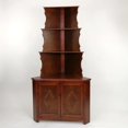 thumbnail image 3 of Wayborn Corner Display Unit w Cabinet in Birchwood 351091, Red Brown, 3 of 6