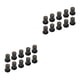 thumbnail image 3 of Tuercas de goma Speravity 10 Uds M5 M6 negro para motocicleta Type8 NO8, 3 of 6