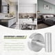 thumbnail image 5 of Paquete de 2 ganchos para toallas, gancho de acero inoxidable para ropa, bata, gancho de pared moderno para baño, cocina, garaje, hotel, montaje en pared, 5 of 5