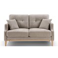 thumbnail image 3 of Cream 2 - Seater Sofa with Dustproof Fabric / Cozy Living Room Experience, 3 of 4