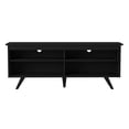 thumbnail image 2 of Meuble TV Contemporain Simple 58 Pouces - Noir, 2 of 17